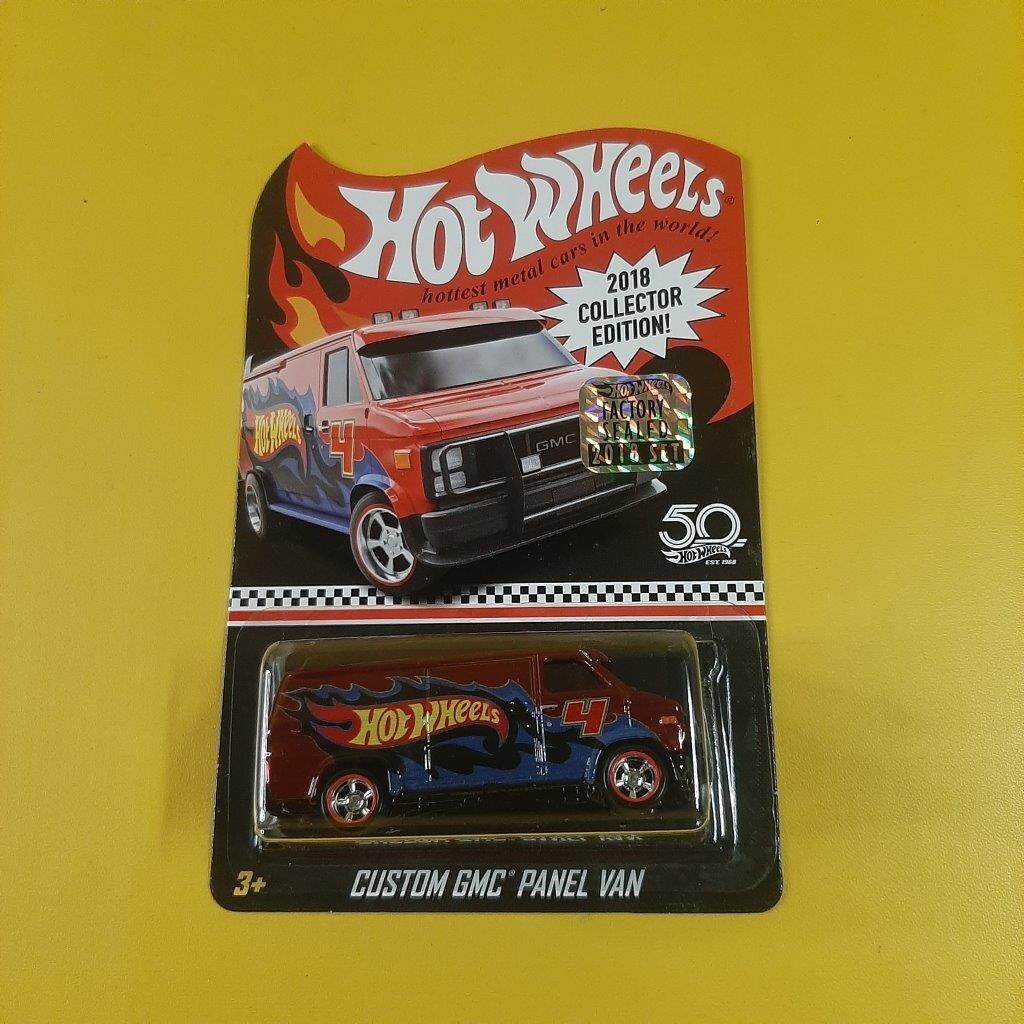 Factory Sealed] CUSTOM GMC PANEL VAN Hot Wheels 2018