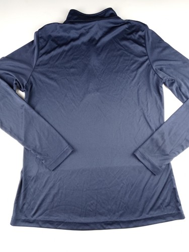 Women’s Team 365, 1/4 zip, Navy Size L Jogging/Sweat/Sports Long Sleeve Shirt - Picture 4 of 6