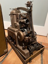 Mid Century Ampro Stylist 16 mm Movie Projector, Built-In Speaker in the Case