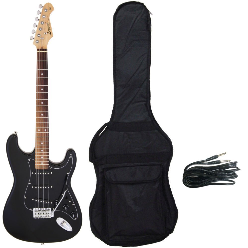 Legend LST-Z B/BK (Black) Stratocaster electric guitar With Legend LST-Z B/BK (Black) Stratocaster electric guitar With