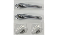 Pair Chrome Door Handles For 1932-34 Ford Pickup Truck