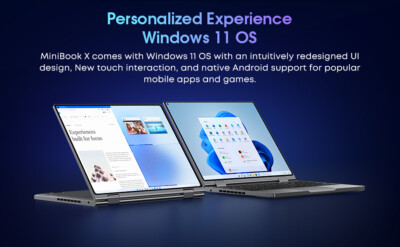 2023 CHUWI MINIBOOK X 10.51in Touchscreen Mini Laptop IntelN100