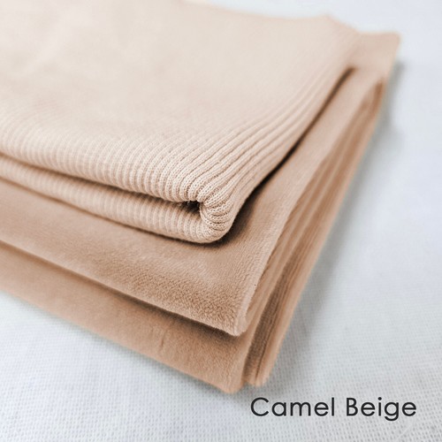 Velour Polar Fleece Anti Pill Fabric with Matching Ribbing Combo Set,Neotrims - Picture 49 of 54