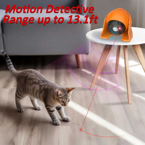 Láser automático recargable interior interactivo juguete láser para gatos activado por movimiento - Imagen 9 de 24