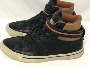 black leather converse 6.5