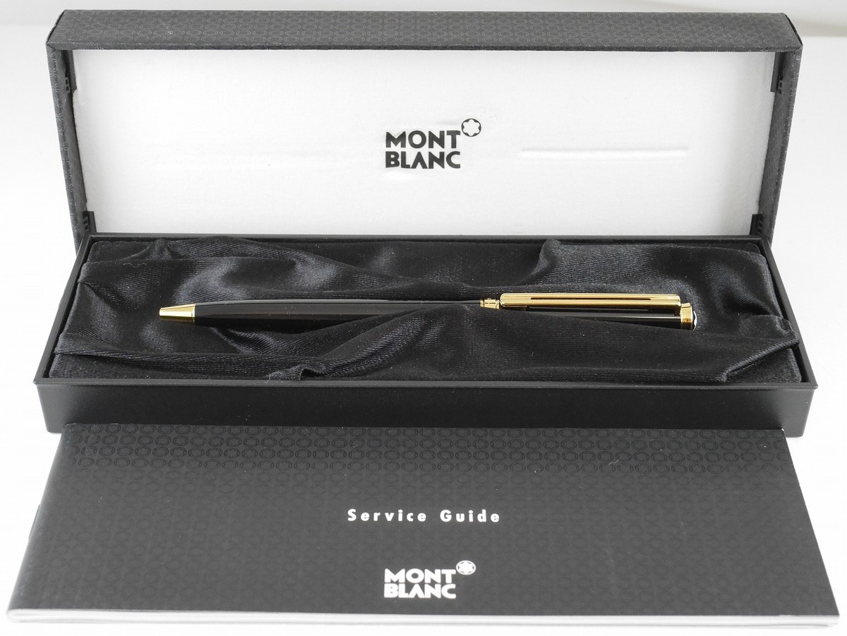 Montblanc Noblesse Oblige Black GT Ballpoint Pen NEW FREE SHIPPING