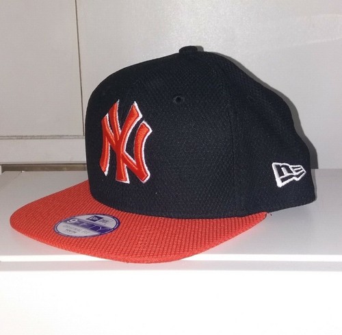 New Era New York Yankees Cap Cappello Cappellino MLB 9FIFTY Nero Arancione  | eBay