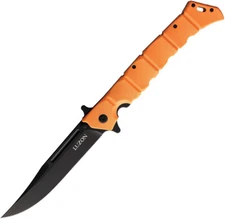 Cold Steel Large Luzon Pocket Knife Linerlock Orange Folding 8Cr13MoV 