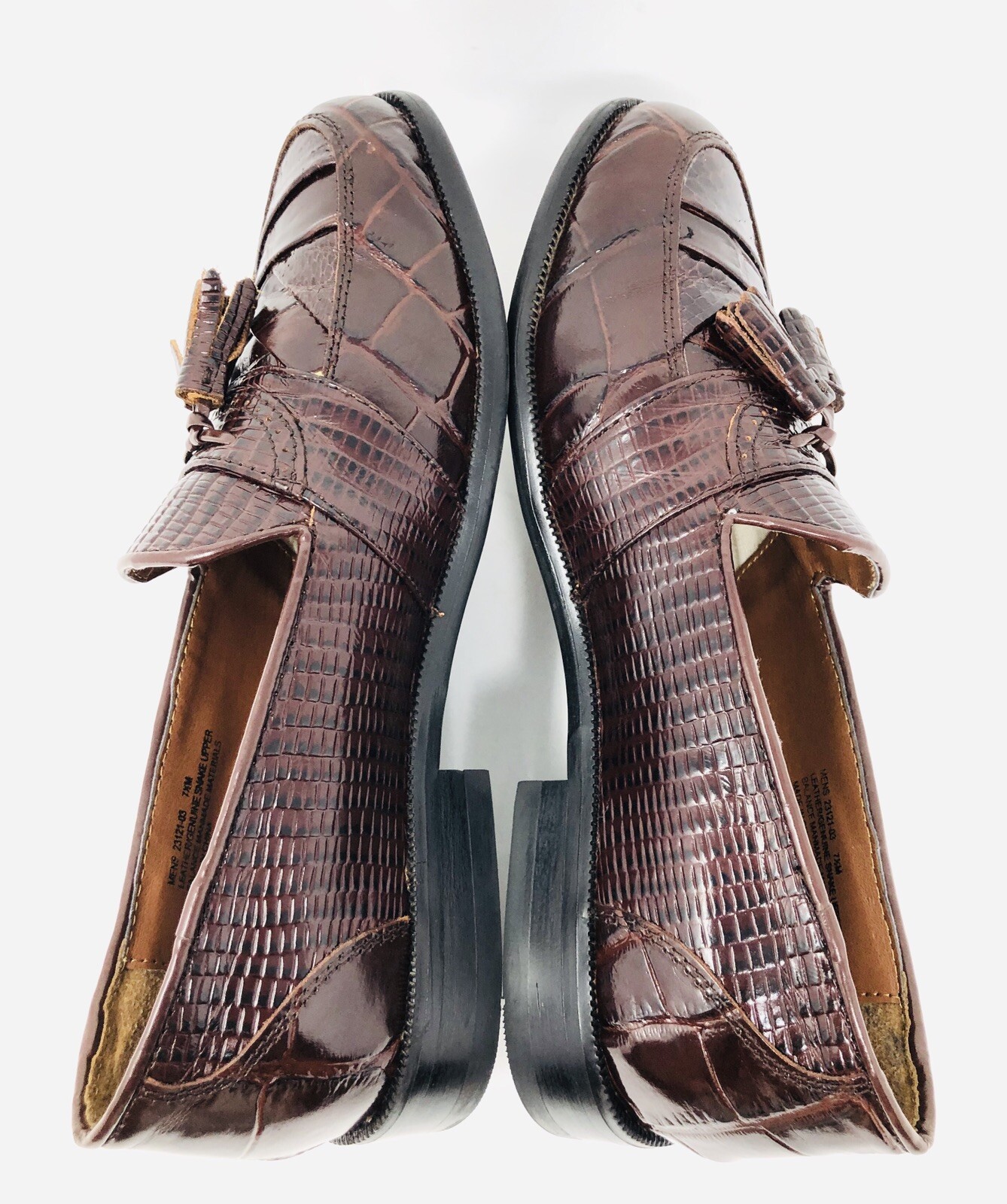 real snakeskin shoes mens