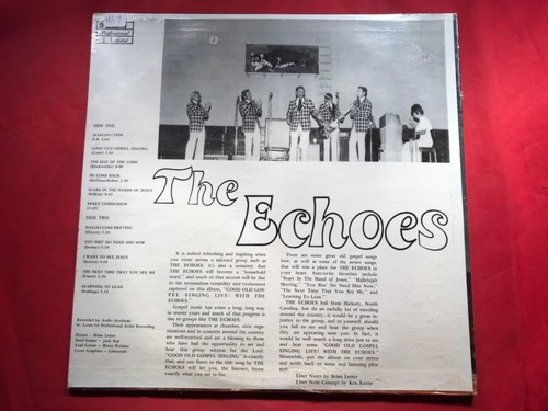 M1-7 THE ECHOES Live Gospel ..... SEALED - RECORD - CHRISTIAN / GOSPEL - Imagen 2 de 2