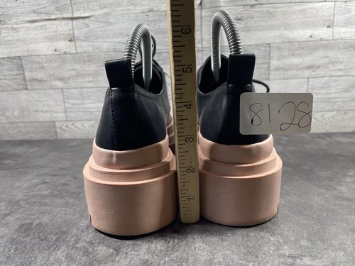 Steve Madden Oxford Mujer 6M Malene Zapatos Rosa Negro Charol Plataforma Con Cordones - Imagen 10 de 18