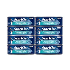 Starkist Chunk Light Tuna in Water, 5 Oz (8 Pack) Canned Tuna Fish, Wild Caught,