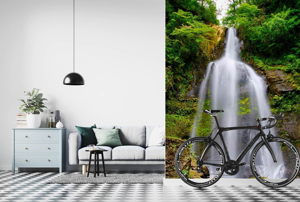 3D Summer Waterfall 5738 Wall Paper Wall Print Decal Deco Wall