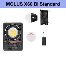Zhiyun Molus X60 RGB Combo Pro Pocket Led Video Light COB Daylight APP Control 
