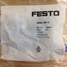 10pc new Festo push-in connector QSML-M5-4 153333