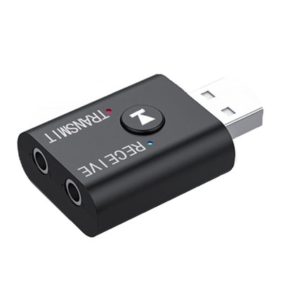 Mini USB Bluetooth Transmitter Receiver 3.5mm AUX Audio Adapter Dongle For PC TV