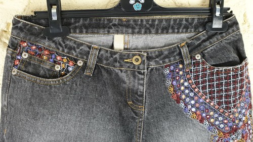 TED BAKER Ladies Bootcut Jeans Size: W 28 L 30 VERY GOOD Condition - Picture 5 of 12