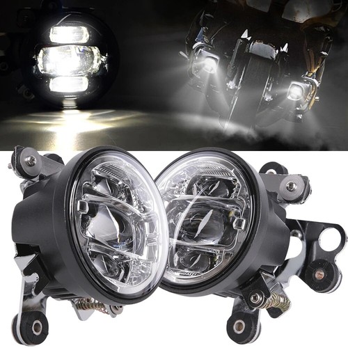 LED Driving Fog Light Foglamp For Goldwing GL1800 2006-2010 2012-2017 Chrome - Bild 1 von 12