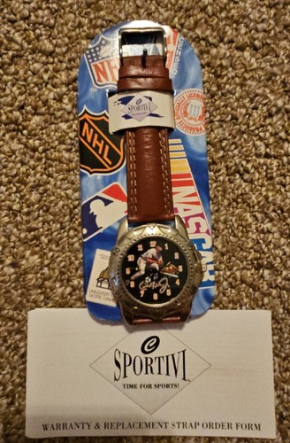 CAL RIPKEN JR Baseball Sportivi Watch New in Box w/ leather band - Picture 5 of 8