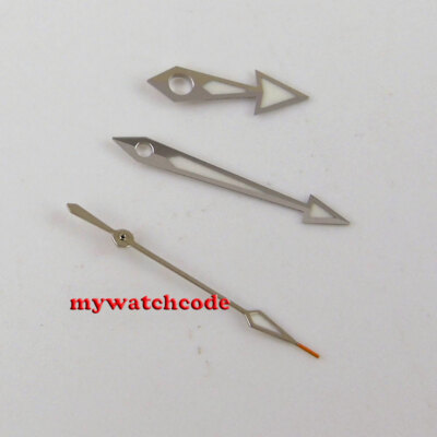 Silver Edge Red Watch Hand Fit Mingzhu 2813 Miyota 8215 8205