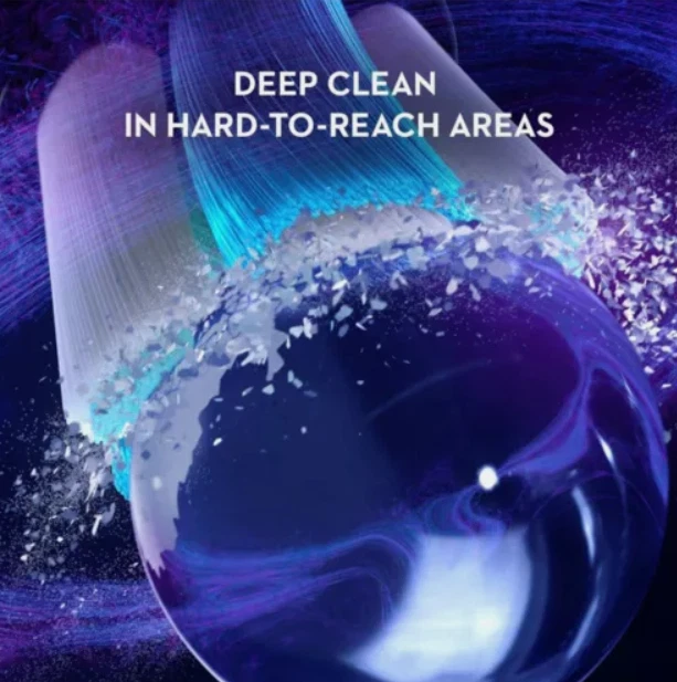 Oral-B iO 4 Testine Ricambio Ultimate Clean Nere Ricambio Spazzolino Braun - Immagine 2 di 4