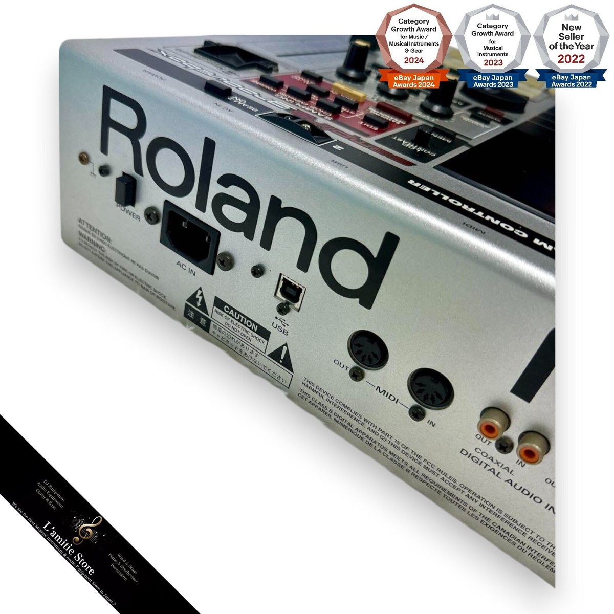 Roland MC-909 Groovebox サンプラー ケース付き Roland MC-909 Music Sampler Sampling Groovebox Drum machine