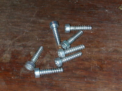 Set of 7 Stihl 9074 477 4135 Pan head self-tapping screws, set of seven screws
