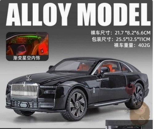 1/24 Rolls-Royce Spectre Car Model Alloy Diecast Hobby Toys Birthday Kids Gifts - Picture 2 of 23