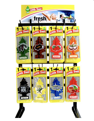 LITTLE TREES SINGLES AIR FRESHENER BUY 10+ GET 1 FREE FREE SAME DAY SHIPPING NEW
