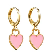 1 Pair Stud Earrings Heart Stud Earrings Women Stud Earrings for Party