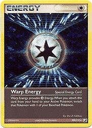Pokemon EX Unseen Forces 100/115 Card - Warp Energy