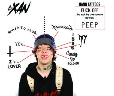 Lil Xan Temporary Tattoos | Realist | Skin Safe | MADE IN THE USA