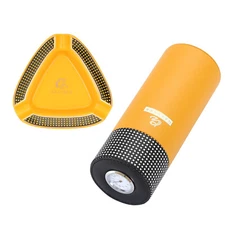 Galiner Ceramic Cigar Ashtray Cigar Tubes Humidor Case with Humidifier Gift Box