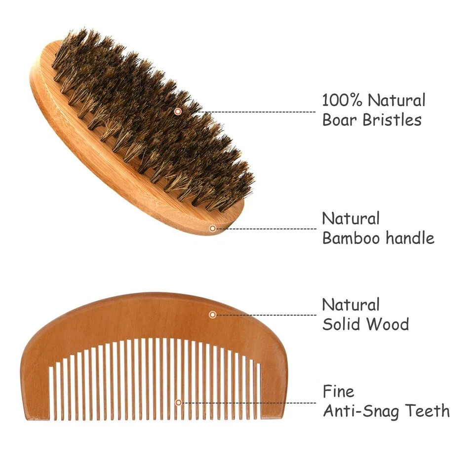 Beard Club Advanced Growth Kit Healthy Full Hair Men Grooms Oil Serum Boosts