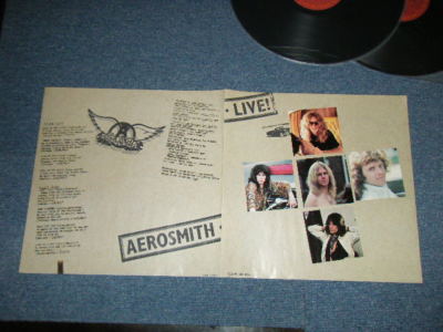 Aerosmith レコード AEROSMITH - ROCKS - JAPAN LP w/OBI, INSERT - CBS/SONY 25AP