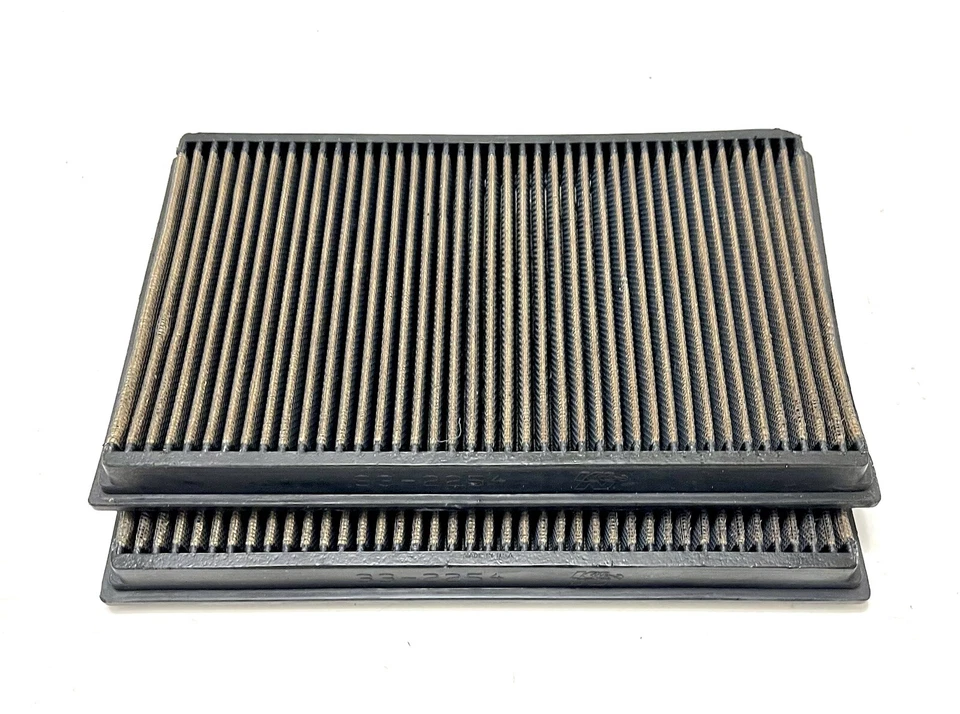 🐝Juego de 2 filtros de aire de alto flujo BMW 03-08 740i 750iL 760i 760Li K&N 33-2254 Foto 3 de 4