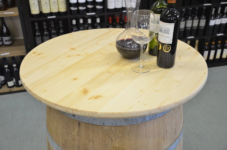 Plateau de table rond 80-100cm pour table bar ,tonneau ,tonneau de vin - Photo 4/4
