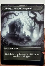 Urborg, Tomb Of Yawgmoth Proxy Card with Custom designed art