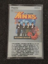 The Kinks Ultimate Collection 1989 Rare Canada Cassette Tape 60's Pop Rock