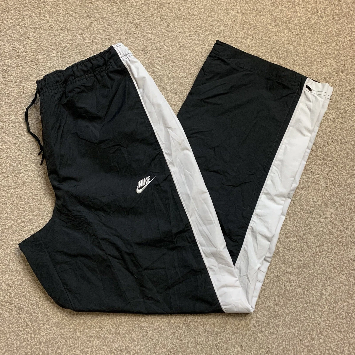 Nike Tracksuit Bottoms Track Pants Y2K 00s Vintage Joggers Straight Retro XL