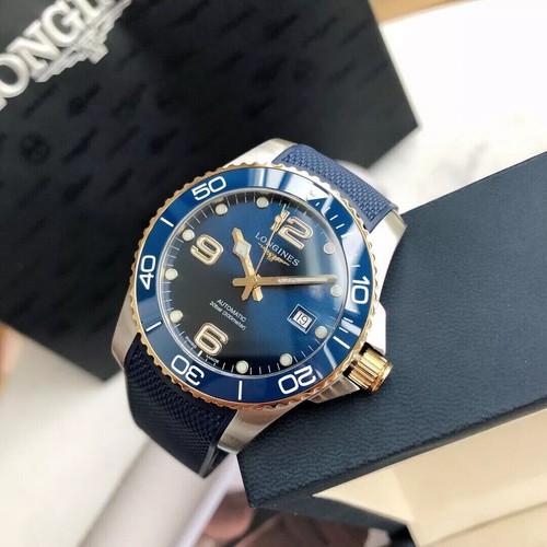 Longines Concas Diving series blue 41mm automatic mechanical watch L3.781.4.56.6 - Picture 3 of 8