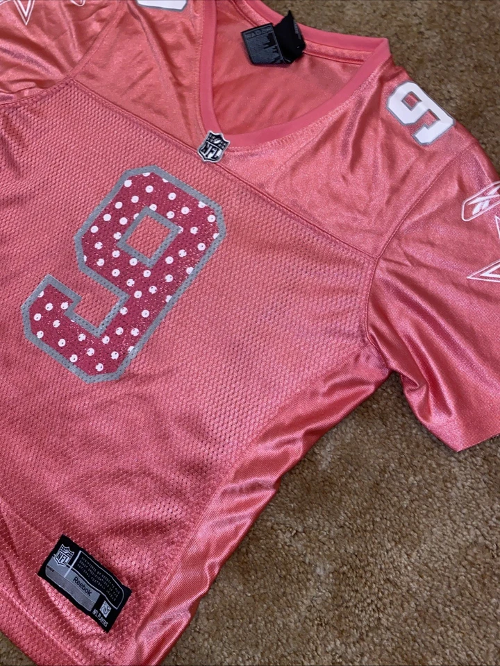 Женская футболка Dallas Cowboys Reebok NFL Tony Romo красивая розовая размер M - Изображение 2 из 4