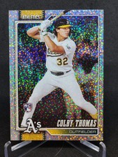 2026 Topps Series 1 Celebrations Colby Thomas (RC) Confetti Parallel #213
