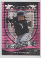 2021 Panini Chronicles Crusade Pink Pulsar Prizm Andrew Vaughn #15 0d3