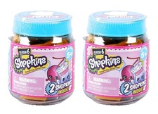 Shopkins Season 6 Two 2 Jars CHEF CLUB New Sealed 2 Blind Bags in Each