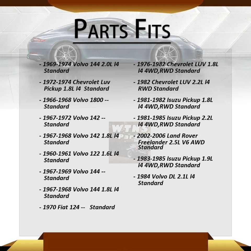 Fits 1976 1977 1978 1979 Chevrolet LUV GMB Rear Shaft All Joints Universal Joint - Image 3 of 4