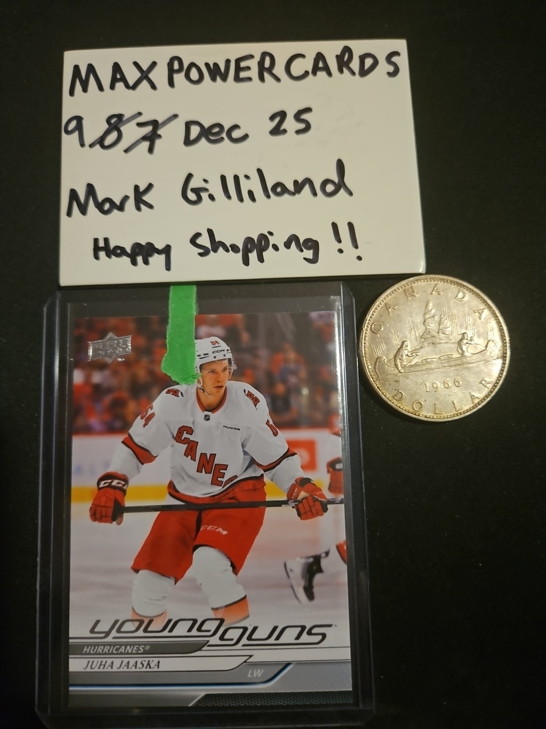 2024-25 UPPER DECK JUHA JAASKA YOUNG GUNS #718