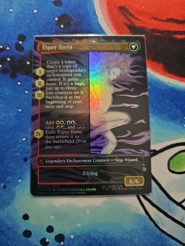 Terra Magical Adept Borderless Final Fantasy Foil Card 323 MTG - Image 2 of 2