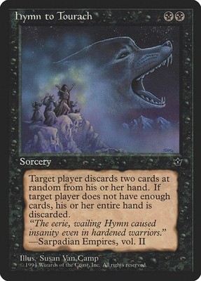 MTG Magic the Gathering Hymn to Tourach (38a/187) Fallen Empires LP