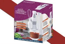 Brentwood Appliances 2-Speed Hand Blender and Food Processor with Balloon Whisk